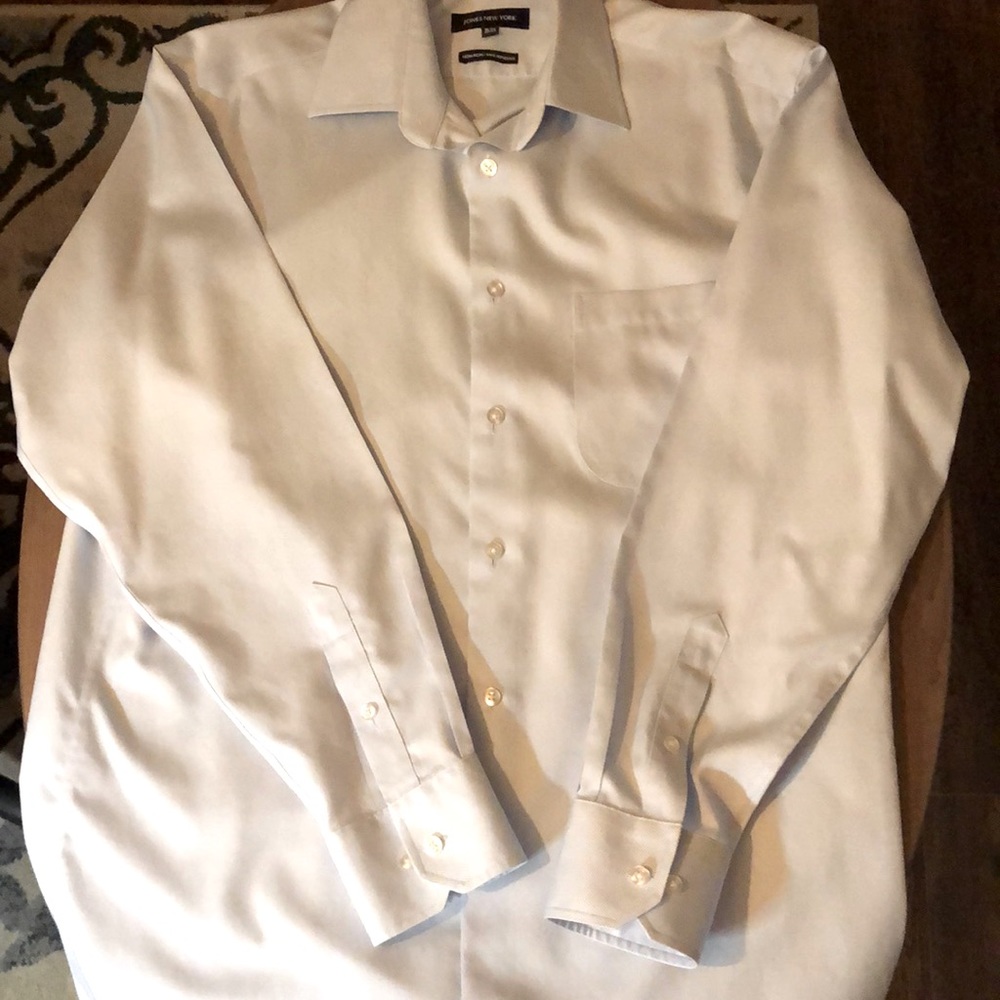 Jones New York Pale Blue Dress Shirt